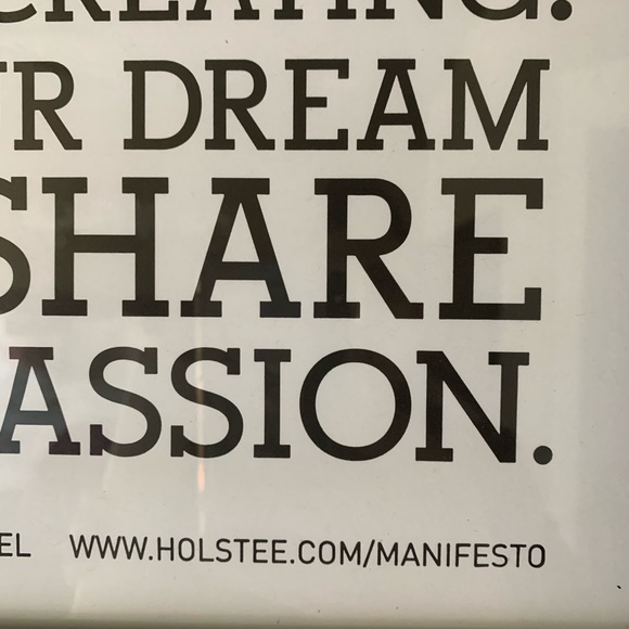 NEW Holstee Manifesto letterpress poster 18x24 - Picture 7 of 7